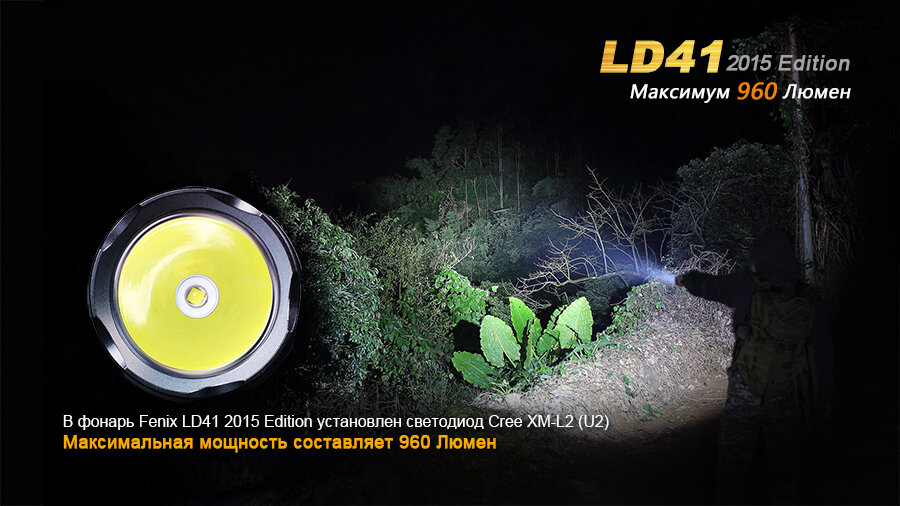 Ліхтар Fenix LD41 (2015) Cree XM-L2 (U2) 1