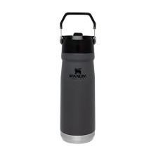 Термобутылка Stanley Go flip straw Charcoal 0.65 л
