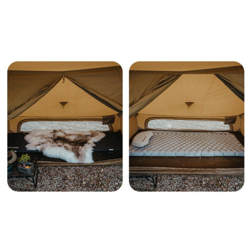 Палатка одноместная с тентом Naturehike CNK2450WS026, коричневая
