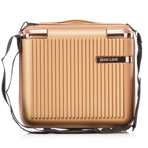 Бьюти-кейс Semi Line 16L Gold (T5663-2)