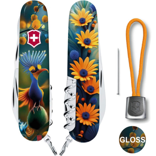 Складной нож Victorinox CLIMBER DESIGN Яркая птичка