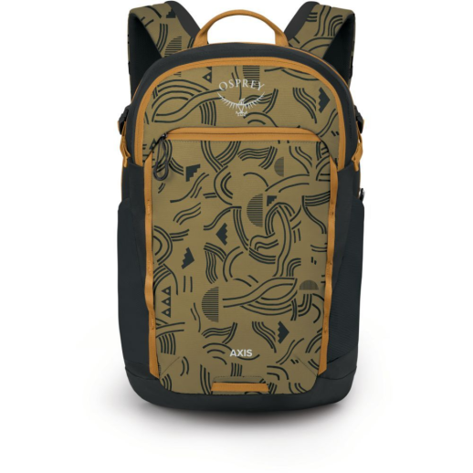 Рюкзак Osprey Axis find the way print/black - O/S - коричневый