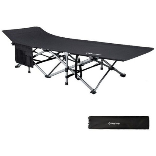 Раскладушка KingCamp OVERSIZE LIGHTWEIGHT FOLDING CAMPING COT (KC8009) BLACK