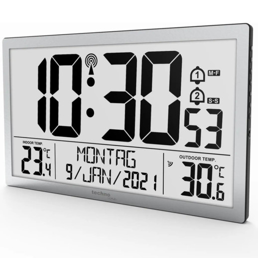 Часы настенные Technoline WS8113 Silver (WS8113)
