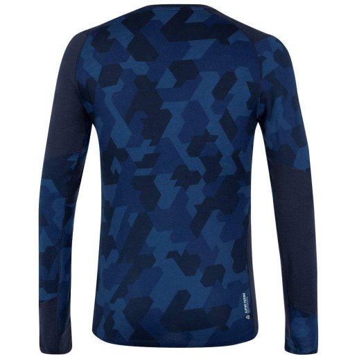 Термофутболка мужская Salewa CRISTALLO WARM AMR L/S TEE - синяя M