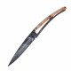 Нож Deejo Tattoo Wood Black 37 g, Juniper,