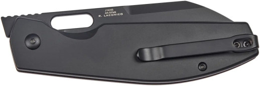 Нож CJRB Ekko BB, AR-RPM9 Steel, Steel handle black
