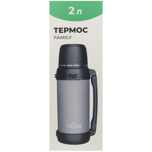 Термос Tribe Family line 2л T-DG-0001, grey