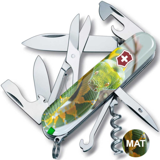 Складной нож Victorinox CLIMBER ZODIAC Зеленая змея 1.3703.7.Z4270pk
