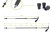 Трекинговые палки 4-сек. (пара) Naturehike light green (NH00D004-D)