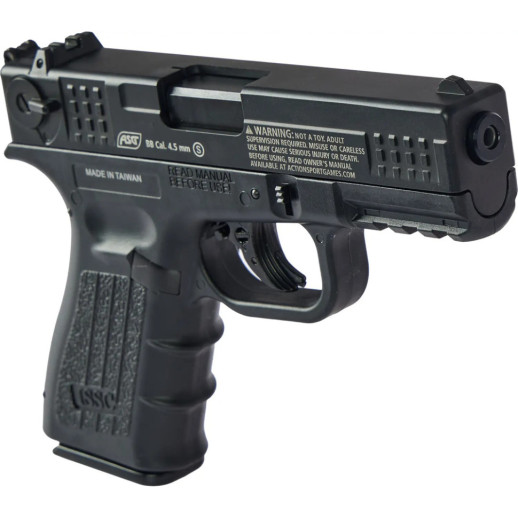 Пистолет пневматический ASG ISSC M22. CO2. кал. 4.5