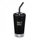 Термостакан тамблер с соломинкой Klean Kanteen Insulated Tumbler Shale Black (matt) 473 мл