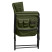 Складное кресло Time Eco Режиссерское с полкой, 7054, зеленое