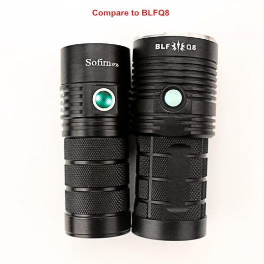 Поисковый фонарь Sofirn SP36 BLF Anduril 4*Samsung LH351D 5600lm 3*18650 USB
