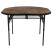 Стол Bo-Camp Woodbine Oval 100x70 cm Black/Wood look (1404185)