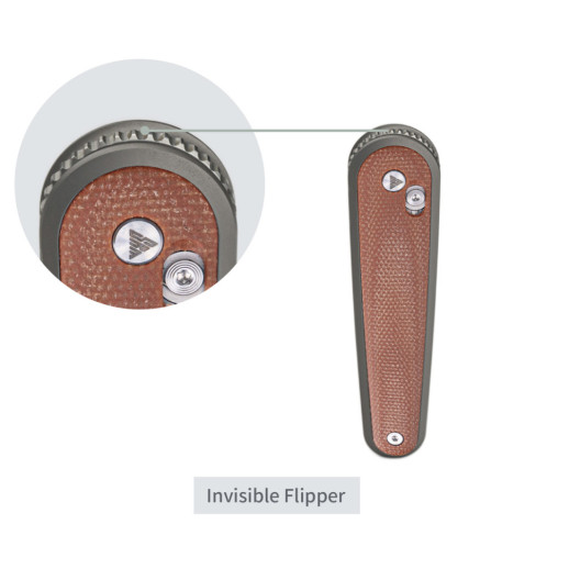 Нож складной SRM Twin 251MB-MN, коричневый