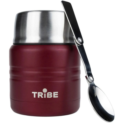 Термос Tribe Food Jar пищевой 0,35л T-DE-0021, red