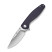 Нож складной туристический Sencut Vyrce (8.9 см) D2 / Canvas Micarta фиолетовый