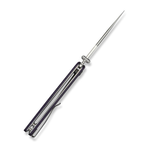 Нож складной туристический Sencut Vyrce (8.9 см) D2 / Canvas Micarta фиолетовый