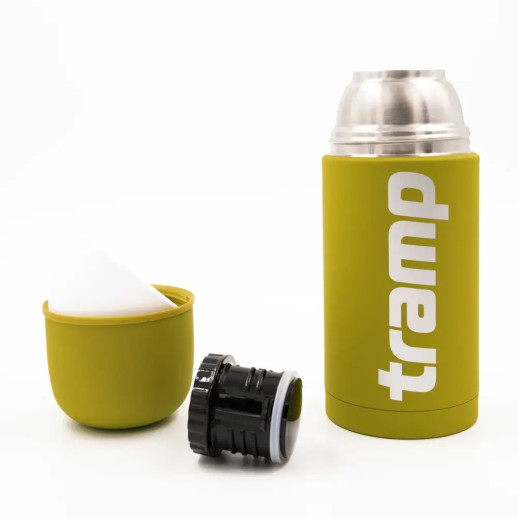 Термос Tramp Soft Touch TRC-108, 0,75 л, желтый