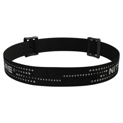 Повязка для крепления фонаря на голову Nitecore (NU серия, с элементами светоотражения), черная