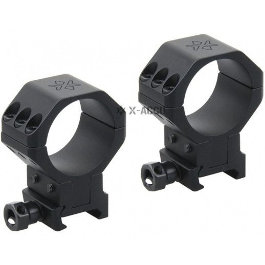 Кольца Vector Optics X-Aссu 30 мм на Вивер/Пикатини с регулируемой высотой 34,5-40,5 мм.