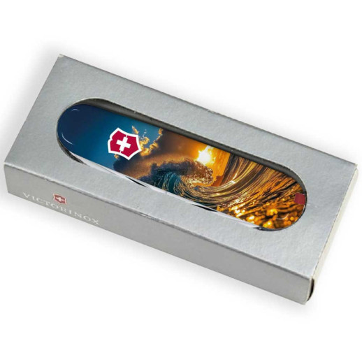 Складной нож Victorinox HUNTSMAN DESIGN Солнечная волна