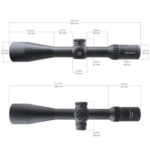 Прицел оптический Vector Optics Continental 5-30x56 (34mm) illum. FFP Ranging