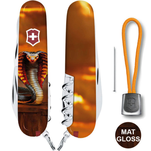 Складной нож Victorinox CLIMBER ZODIAC Пламенная кобра 1.3703.Z4250pk