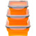 Набор из 3х контейнеров силиконовых Tramp TRC-089-orange