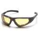 Очки Pyramex XSG ballistic (amber) желтые в камуфлирующей оправе
