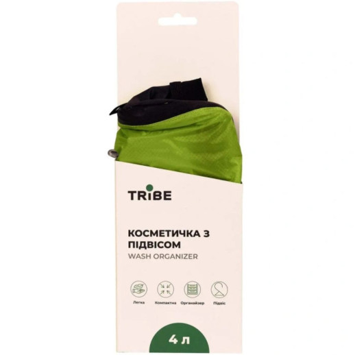 Косметичка Tribe Wash Organizer с подвесом T-IZ-0019-green