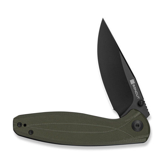 Нож складной туристический Sencut Vyrce (8.9 см) D2 / G10 оливково-зеленый