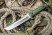Нож Kizlyar Supreme Senpai сатин, сталь AUS8, зеленый
