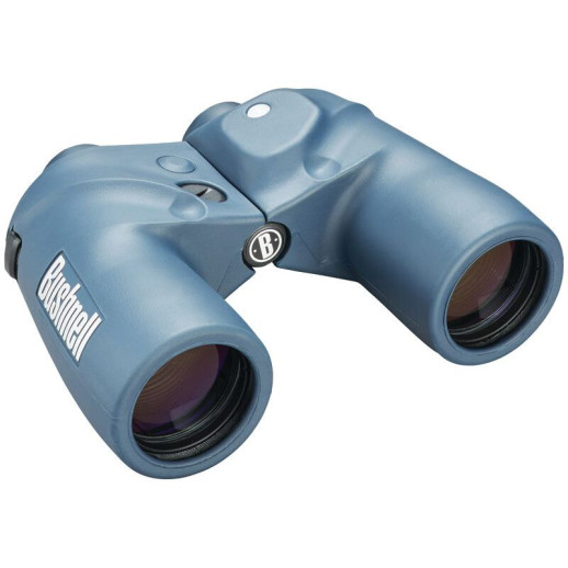 Бинокль Bushnell Marine Blue 7x50 мм с компасом и дальномерной сеткой.