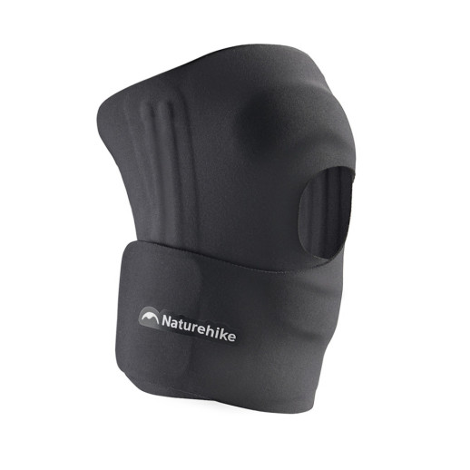 Бандаж на колено туристический облегченный Naturehike Qingyue CNK2650DS015, S–M, черный
