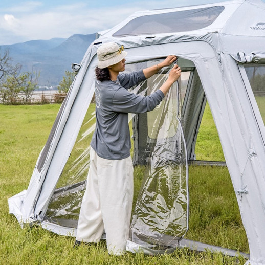 Палатка восьмиместная надувная Naturehike Gen Air FL CNK2550WS046, светло-серая