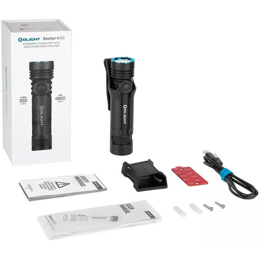 Фонарь Olight Seeker 4 Pro CW, черный