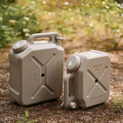 Канистра для воды Naturehike CNH22CJ018, 12 литров, коричневая