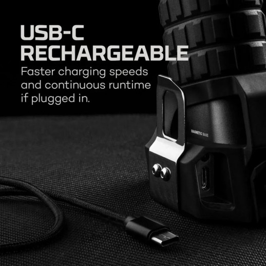 Фонарь ручной экспедиционный Nebo Luxterme SL 25 R, 500 люмен (NB NEB-SPT-1004-G)