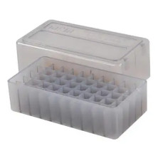 Кейс MTM д/пист.патр.38 Spec., 9 mm 38 SPEC на 50 патр. дымчатый