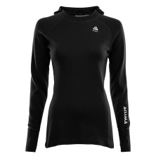 Худи женское Aclima WarmWool 200 Hood Sweater Women Jet Black S
