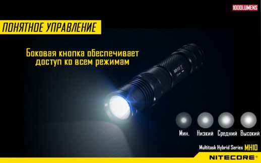 Карманный фонарь Nitecore MH10, 1000 люмен