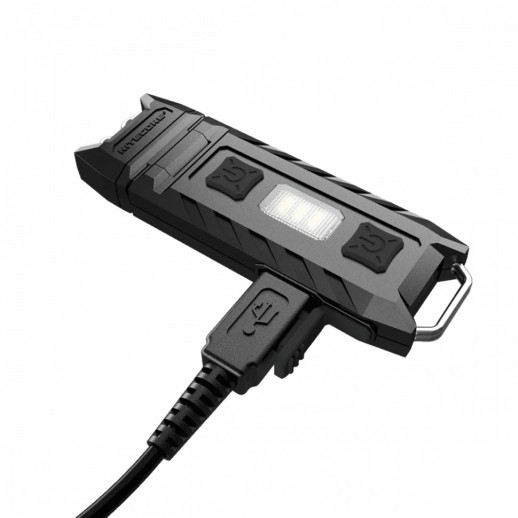 Фонарь наключный многофункциональный Nitecore THUMB LEO (1LED + UV LED, 45 люмен, 3 режима, USB)