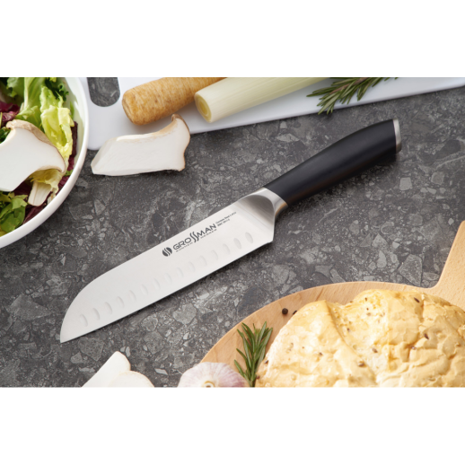 Кухонный нож Сантоку Grossman 370 CM - COMFORT