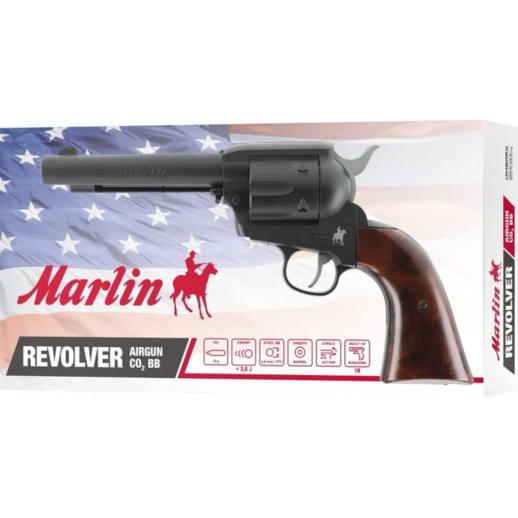 Пневматический револьвер Umarex Marlin Revolver кал.4,5мм
