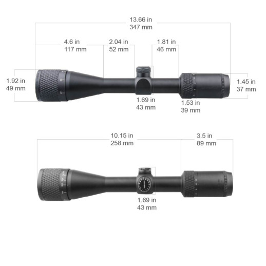 Прицел оптический Vector Optics Matiz 4-12x40 (25,4 мм) SFP