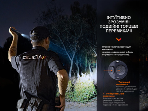 Фонарь тактический Fenix PD36R Pro RED (без аккумулятора и зарядного кабеля)