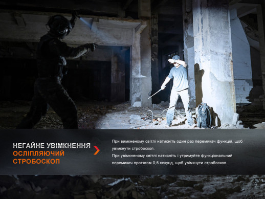 Фонарь тактический Fenix PD36R Pro RED (без аккумулятора и зарядного кабеля)