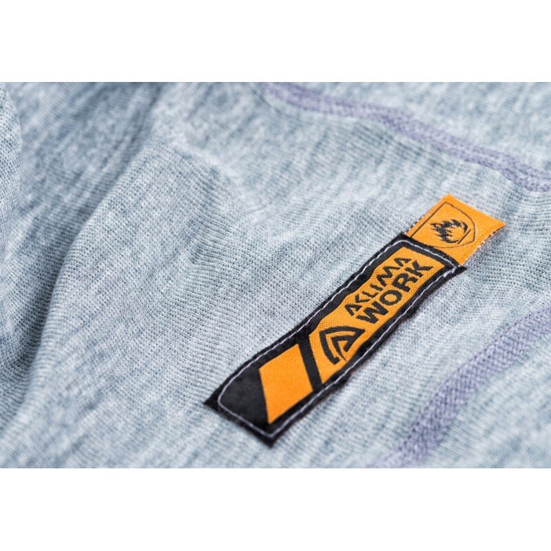 Вогнестійка термофутболка Aclima Work X-Safe Shirt Crew Neck GreyMelange